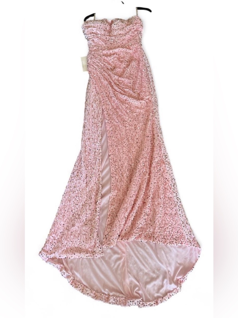 BRAND NEW Pink Sequin Evening dress - Elegant Formal Maxi